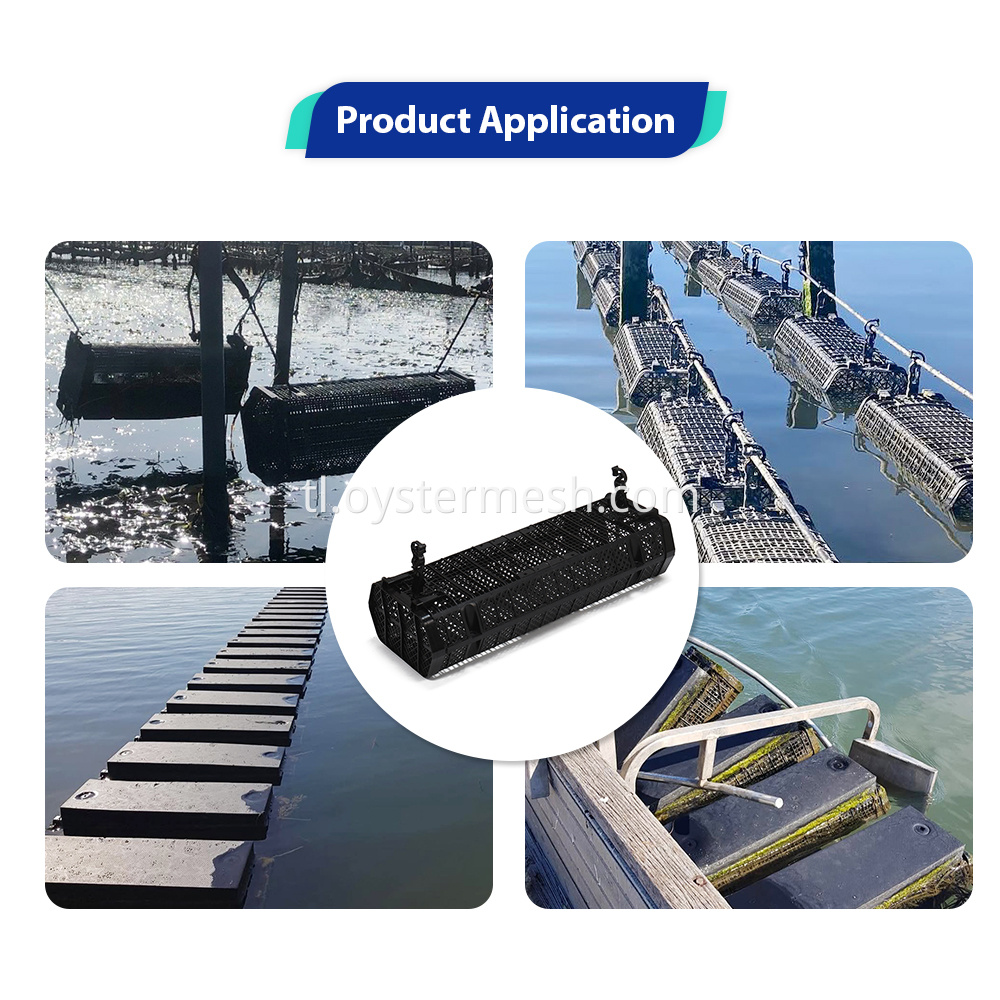 Usage of hexagonal oyster basket